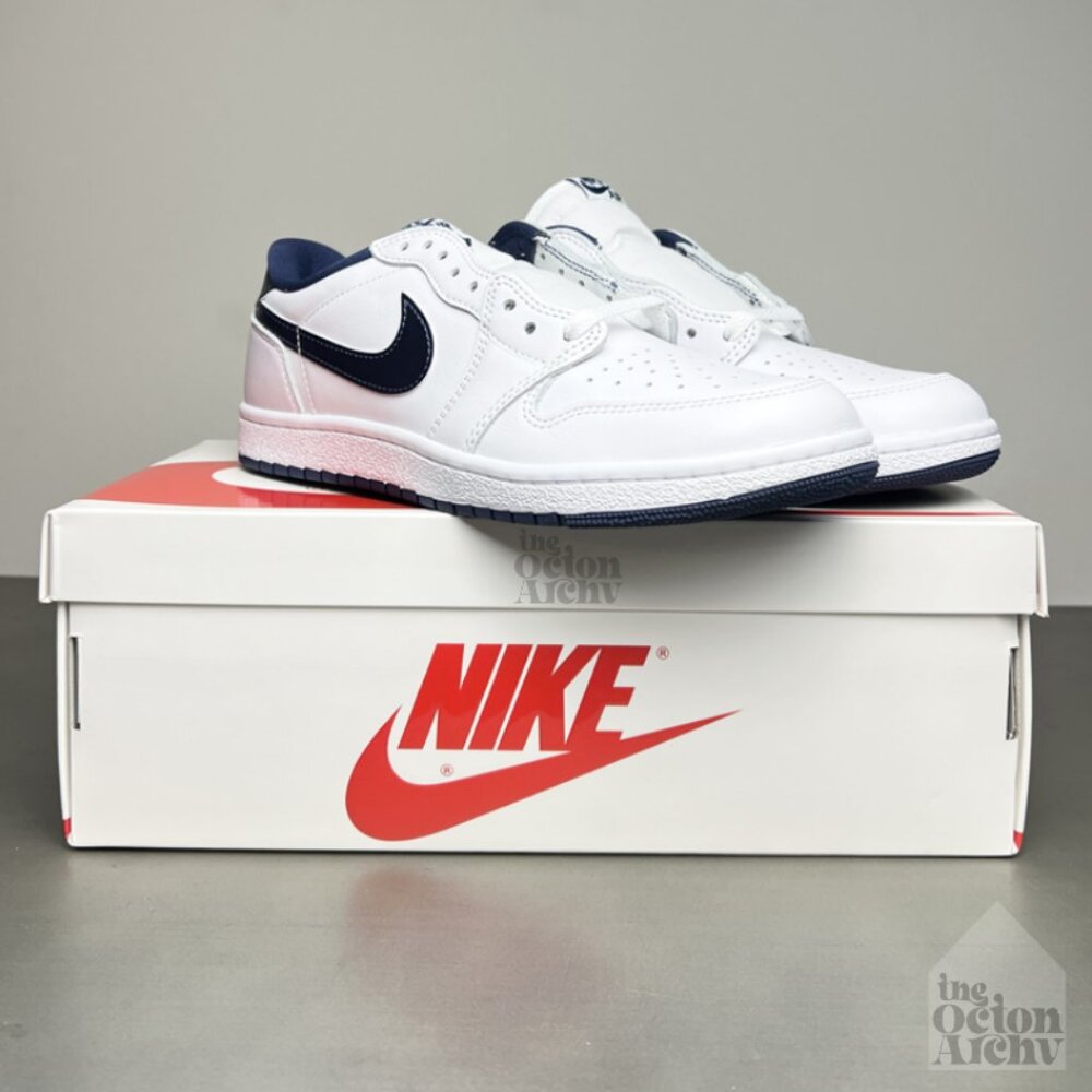 Air Jordan 1 Retro Low '85 OG ' Metallic Blue' 2024 FB9933-141 Brand New